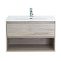 Тумба с раковиной подвесная Belbagno KRAFT 800, Rovere Galifax Bianco, 800x460x500, KRAFT-800-1C-SO-RGB/BB800ETL