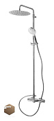 Душевая стойка Cezares LEAF-CVDA-30-SS