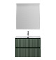Тумба с раковиной подвесная BelBagno UNO-MINI-900-2C-SO-VO Еловый матовый, раковина белая BB-8099-3-90