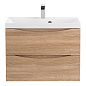 Тумба с раковиной подвесная BelBagno Marino 600, Rovere Bianco, 600x450x500, MARINO-600-2C-SO-WO-P/BB600/450-LV-MR-AST