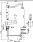 Смеситель для раковины Cezares MARGOT-LSM2-01-Bi