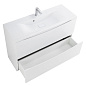Тумба с раковиной напольная BelBagno MARINO 120 Bianco Lucido, раковина белая,MARINO-1200-2C-PIA-BL-P/BB1200/450-LV-MR-PR