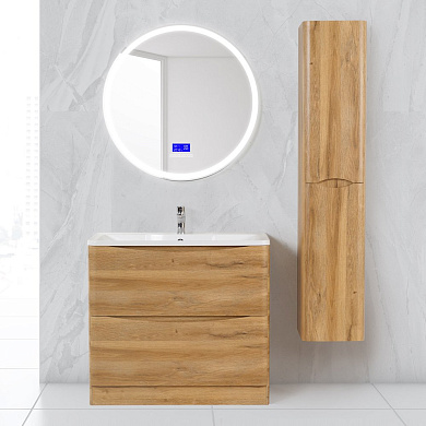 ACQUA База под раковину напольная с двумя выкатными ящиками, Rovere Rustico, 1000x450x850, ACQUA-1000-2C-PIA-RR