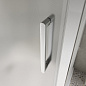 Душевой уголок BelBagno LUCE-AH-1-120/90-P-Cr рифлёное стекло, профиль хром