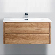 KRAFT База под раковину с двумя выкатными ящиками, Rovere Nebrasca Nature, 1010х460х515, KRAFT-1000-2C-SO-RNN