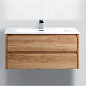 KRAFT База под раковину с двумя выкатными ящиками, Rovere Nebrasca Nature, 1010х460х515, KRAFT-1000-2C-SO-RNN