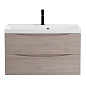 Тумба с раковиной подвесная BelBagno Marino 900, Rovere Grigio, 900x450x500, MARINO-900-2C-SO-RG-P/BB900/450-LV-MR-AST