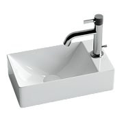 Умывальник подвесной, отверстие под смеситель R Ceramica Nova Element 375*215*100 CN5007