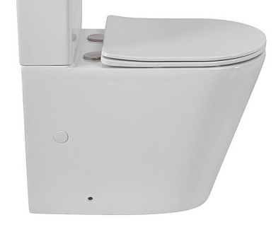 Чаша унитаза безободкового со смывом Торнадо BelBagno FLAY-TOR BB2149CP-TOR/SC