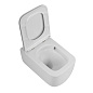 Унитаз подвесной безободковый с сиденьем и смывом ТОРНАДО BelBagno БЛЕСК (LUCE) BB076CH-TOR/SC