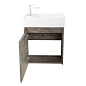 Тумба с раковиной подвесная Belbagno KRAFT MINI 500, Pino Pasadena, 494х256х500, KRAFT MINI-500/260-1A-SO-PP-L/7045-KL