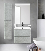 Тумба подвесная с раковиной из литьевого мрамора BelBagno ALBANO 70 Cemento Verona Grigio