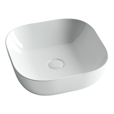 Умывальник чаша накладная квадратная Ceramica Nova Element 415*415*145мм