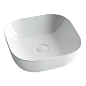 Умывальник чаша накладная квадратная Ceramica Nova Element 415*415*145мм