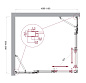 Душевой уголок BelBagno LUCE-AH-22-110/100-C-Cr
