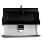 Тумба с раковиной подвесная BelBagno Marino 900, Rovere Moro, 900x450x500, MARINO-900-2C-SO-RW-P/BB900/450-LV-ART-AST-NERO