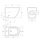 Биде напольное BelBagno СФЕРА (SFERA-R) BB2141B
