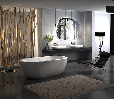 Ванна акриловая отдельностоящая Belbagno BB13-1800
