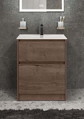 Тумба напольная с раковиной BelBagno KRAFT39-500, KRAFT39-500/390-2C-PIA-RT/BB500/390ETL