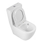Унитаз-компакт безободковый с сиденьем и смывом ТОРНАДО BelBagno СФЕРА (SFERA-TOR) BB2141CP-TOR/SC+BB2141T