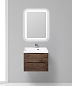 Тумба с раковиной подвесная BelBagno Marino 600, Rovere Moro, 600x450x500, MARINO-600-2C-SO-RW-P/BB600/450-LV-MR-AST