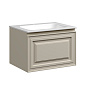 Very База под раковину подвесная с одним выкатным ящиком, 590х445х406 Beige Soft VR60CE