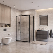 Душевой уголок BelBagno UNO-195-AHF-31-100/80-C-NERO