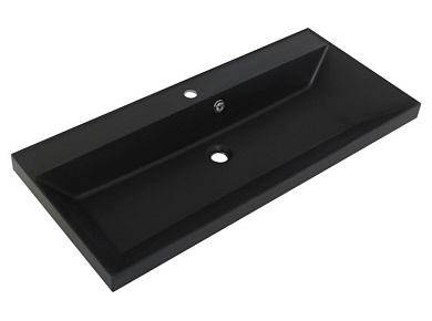 Раковина из литьевого мрамора Belbagno 1000x450x150, BB1000/450-LV-ART-AST-NERO