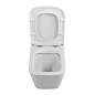 Унитаз подвесной безободковый с сиденьем BelBagno ТЕХНО (DUE) BB3103CHR/SC