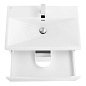 MARINO-CER База с керамической раковиной подвесная, Bianco Opaco, MARINO-CER-600-2C-SO-BO-P/BB-0320-60-LVB