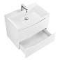 Тумба с раковиной подвесная BelBagno Marino 600, Bianco Opaco, 600x450x500, MARINO-600-2C-SO-BO-P/BB600/450-LV-MR-AST