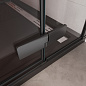 Душевая дверь в нишу CEZARES LINER-B-12-90-C-NERO-L