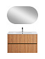 Тумба подвесная с керамической раковиной, Art&Max ELEGANT, 90 см бран AM-ELEGANT-900-2C-SO-BR-P+AM7110-90