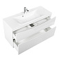 MARINO-H60 База под раковину подвесная с двумя выкатными ящиками, Bianco Lucido, 1100x450x600, MARINO-H60-1100-2C-SO-BL-P