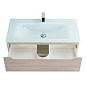 Тумба с раковиной подвесная Belbagno ETNA 900, Rovere Grigio, 910х460х515, ETNA-900-2C-SO-RG-P/BB910/465-LV-VTR-BL