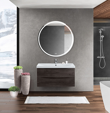 MARINO-CER База под раковину подвесная, Rovere Nature Grigio, MARINO-CER-900-2C-SO-RNG-P