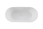Ванна из искусственного камня Solid Surface 1700x800x575, BELBAGNO BB-ETNA-170-80-58-SSB белая матовая