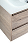 Тумба с раковиной подвесная Belbagno KRAFT 900, Rovere Galifax Bianco, 910х460х515, KRAFT-900-2C-SO-RGB/BB910/465-LV-VTR-BL