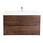 Тумба с раковиной подвесная Belbagno ETNA 900, Rovere Moro, 910х460х515, ETNA-900-2C-SO-RW-P/BB910/465-LV-VTR-BL