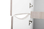 Колонна подвесная, левосторонняя Belbagno Fly-Marino 400x300x1500, Rovere Grigio, FLY-MARINO-1500-2A-SC-RG-P-L