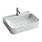 Умывальник Ceramica Nova AURA с 1 отверстием для смесителя, без перелива 600*470*135мм