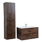 Тумба с раковиной подвесная Belbagno ETNA 800, Rovere Moro, 810х460х515, ETNA-800-2C-SO-RW-P/BB800ETL