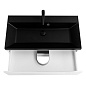 Тумба с раковиной подвесная BelBagno Marino 900, Bianco Opaco, 900x450x500, MARINO-900-2C-SO-BO-P/BB900/450-LV-ART-AST-NERO