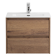 Тумба с раковиной подвесная Belbagno KRAFT 39-600, Rovere Tabacco, 610х390х515, KRAFT 39-600/390-2C-SO-RT/BB600/390ETL