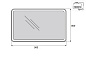Зеркало BelBagno SPC-MAR-900-800-LED-BTN