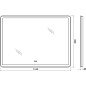 Зеркало BelBagno SPC-MAR-1100-800-LED-TCH-WARM