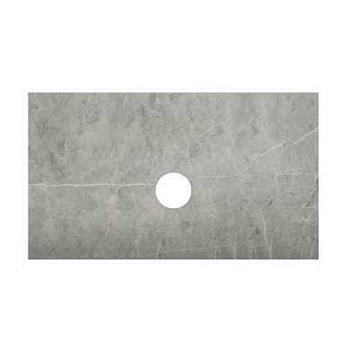 Столешница из керамогранита под накладную раковину Belbagno 1000x460 Marmo Grigio Lucido, KEP-100-MGL-W0