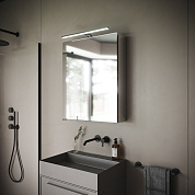 Шкаф зеркальный правосторонний SANCOS Hilton с подсветкой 600x148х740, Z600