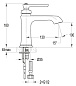 Смеситель для раковины CEZARES LIBERTY-F-LS-01-W0