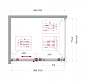 Душевой уголок BELBAGNO SOFT_CLOSE-2-AH-1-100/80-C-Cr